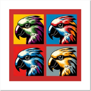 Pop Moluccan Eclectus Art - Cool Birds Posters and Art